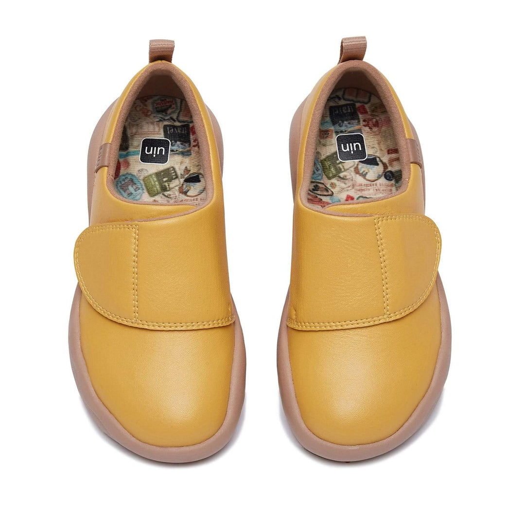 UIN Footwear Kids Honey Orange Toledo II Kids Canvas loafers