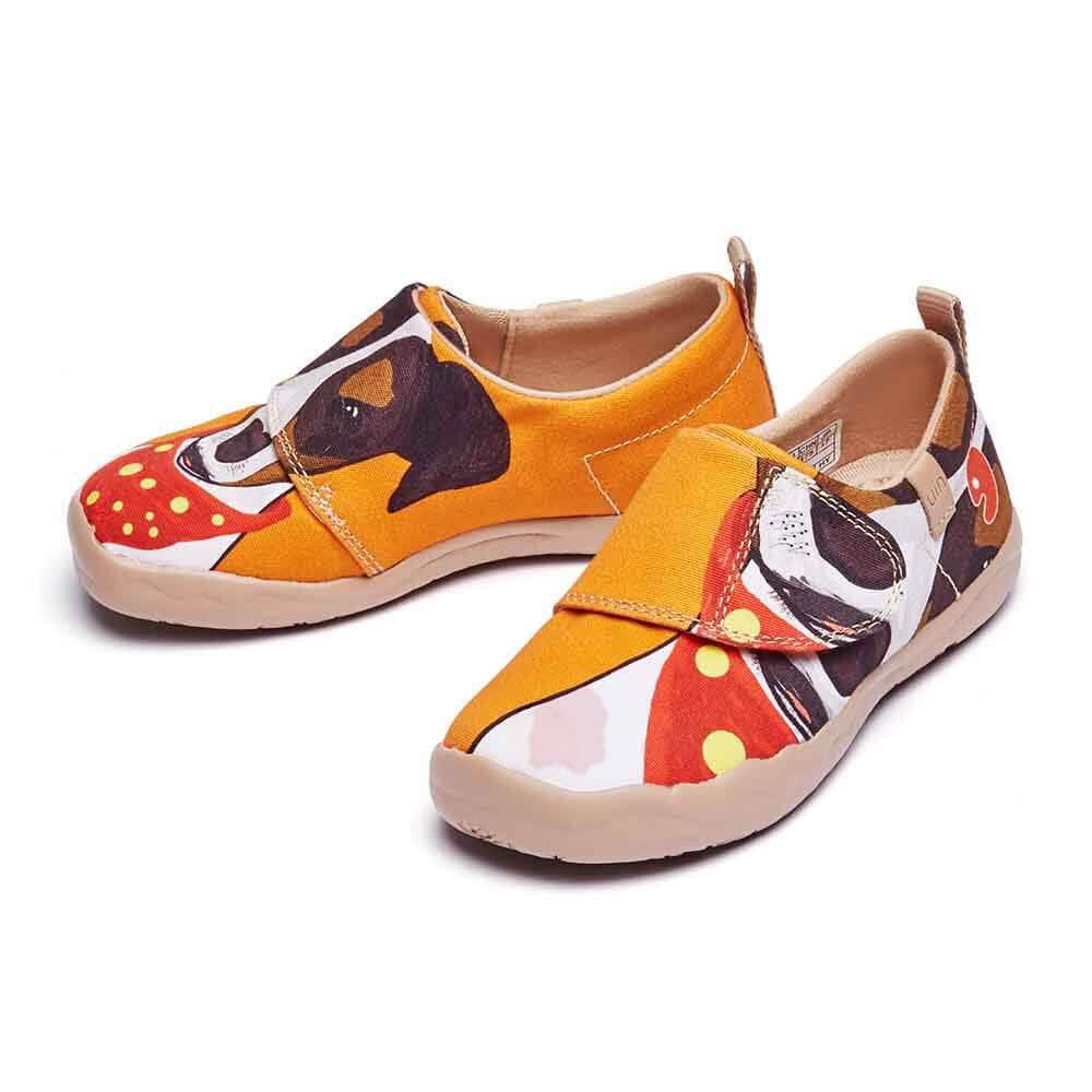 UIN Footwear Kids Jack Russell Terrier Kids Canvas loafers