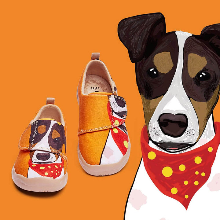 UIN Footwear Kids Jack Russell Terrier Kids Canvas loafers