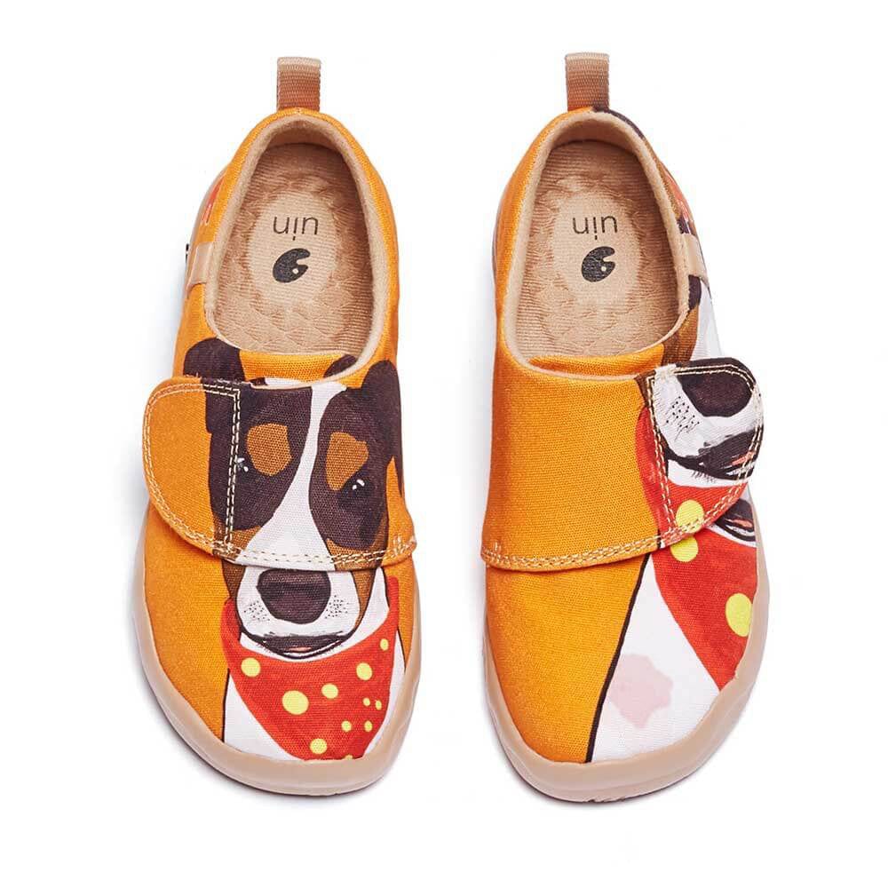 UIN Footwear Kids Jack Russell Terrier Kids Canvas loafers