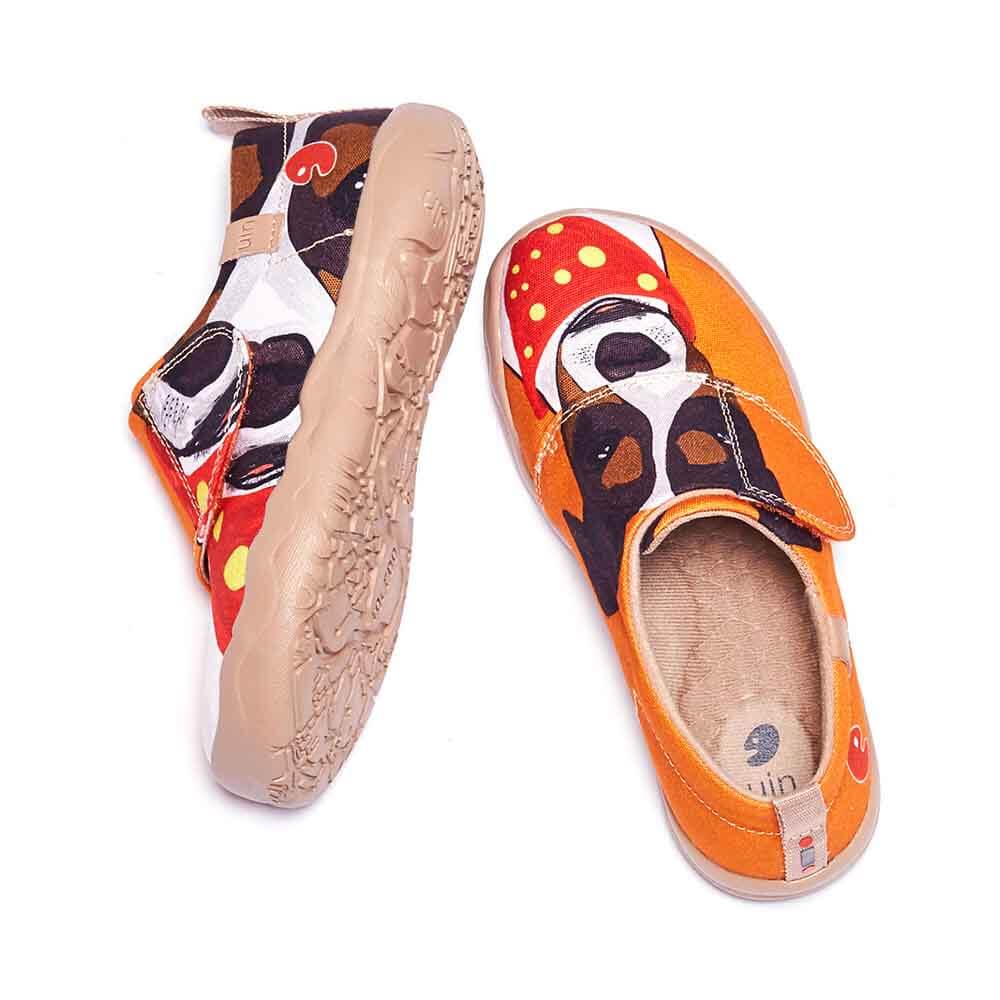 UIN Footwear Kids Jack Russell Terrier Kids Canvas loafers