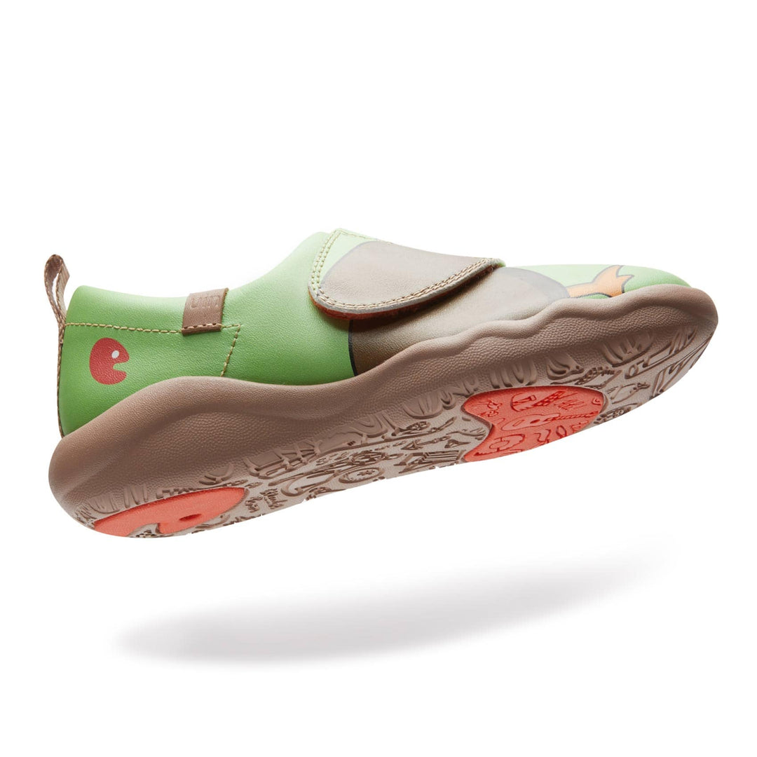 UIN Footwear Kids Kiwi-Apple Green Toledo II Kids Canvas loafers