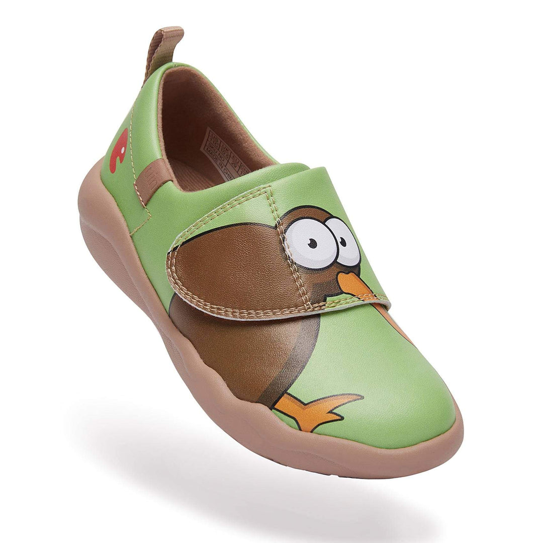 UIN Footwear Kid Kiwi-Apple Green Toledo II Kid Canvas loafers