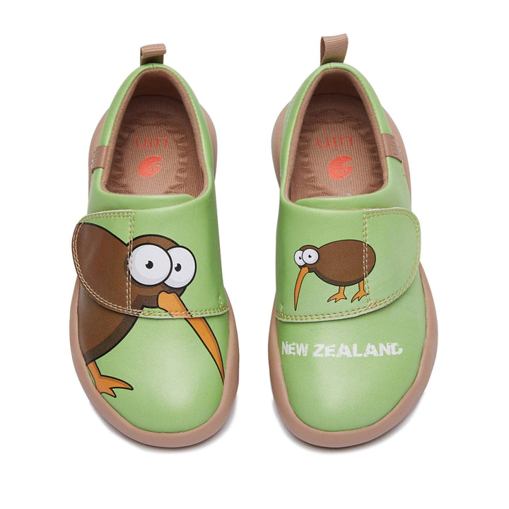 UIN Footwear Kids Kiwi-Apple Green Toledo II Kids Canvas loafers