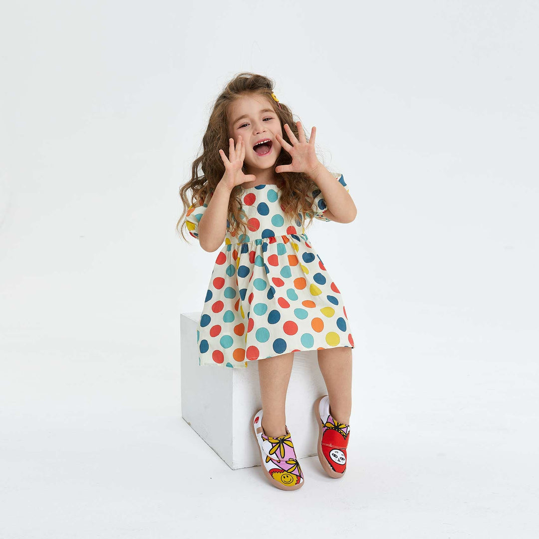 UIN Footwear Kids Kuso Kitty Toledo I Kids Canvas loafers