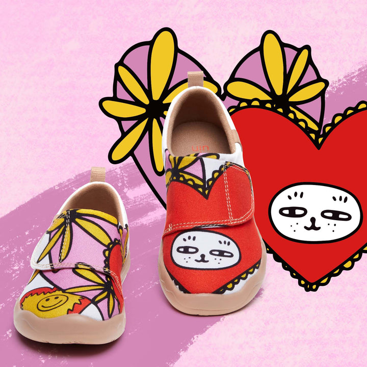 UIN Footwear Kids Kuso Kitty Toledo I Kids Canvas loafers