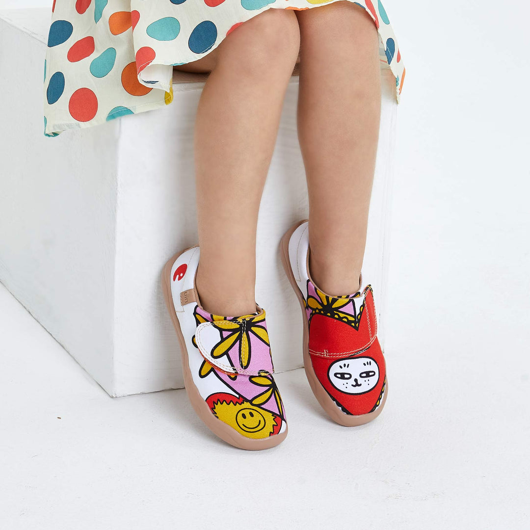 UIN Footwear Kids Kuso Kitty Toledo I Kids Canvas loafers