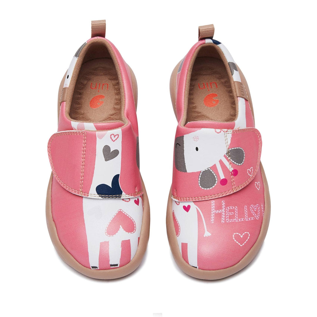 UIN Footwear Kid Little Deer-Pink Toledo II Kid Canvas loafers