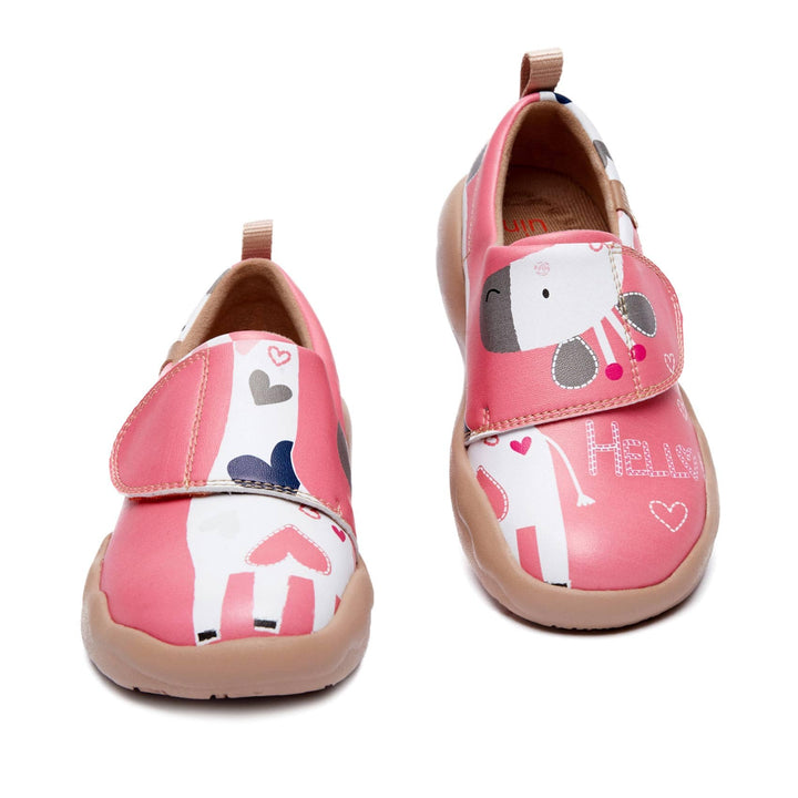 UIN Footwear Kids Little Deer-Pink Toledo II Kids Canvas loafers