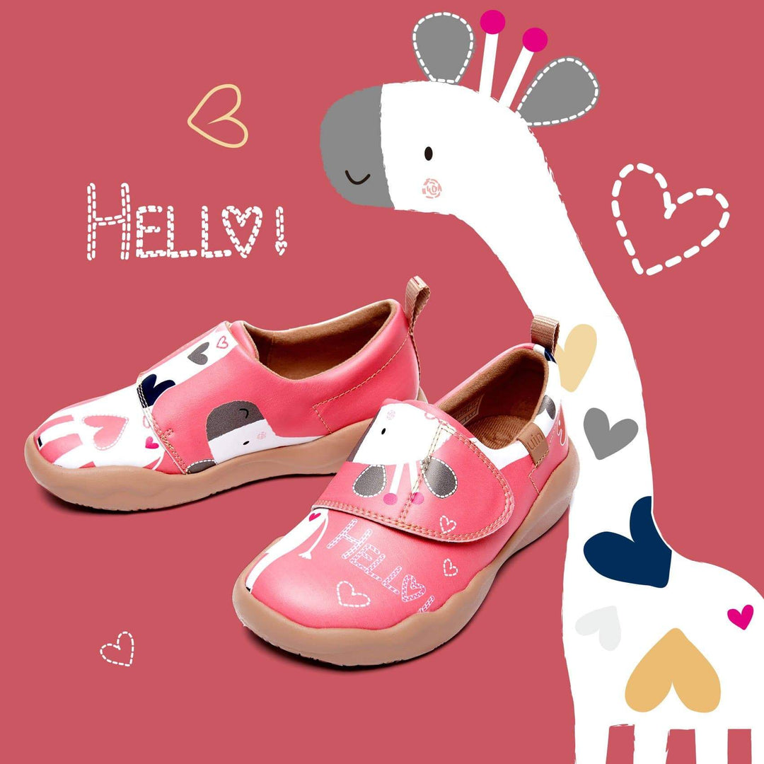 UIN Footwear Kids Little Deer-Pink Toledo II Kids Canvas loafers