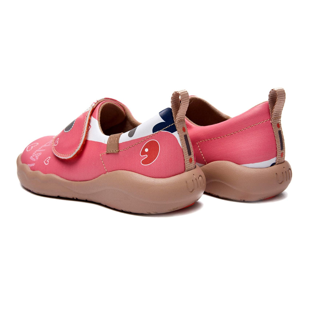 UIN Footwear Kids Little Deer-Pink Toledo II Kids Canvas loafers