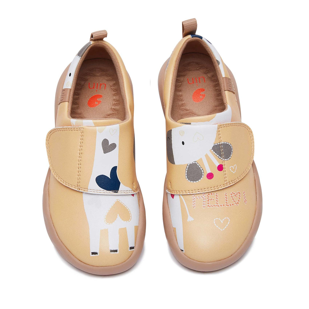 UIN Footwear Kids Little Deer-Yellow Toledo II Kids Canvas loafers