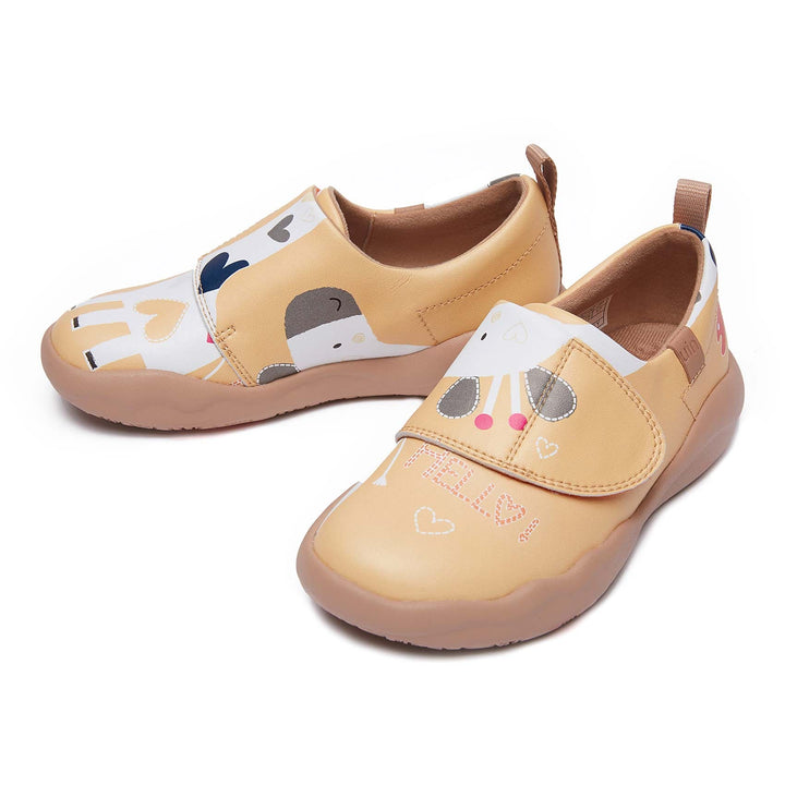 UIN Footwear Kids Little Deer-Yellow Toledo II Kids Canvas loafers