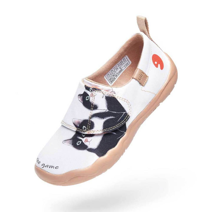 UIN Footwear Kids Milky Kitty Kids Canvas loafers