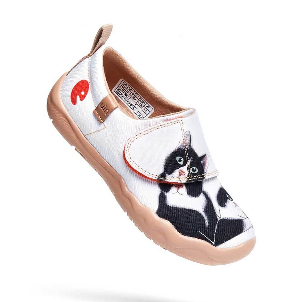 UIN Footwear Kids Milky Kitty Kids Canvas loafers