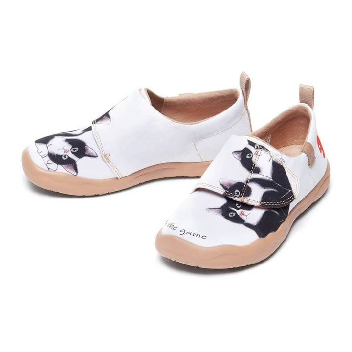 UIN Footwear Kids Milky Kitty Kids Canvas loafers