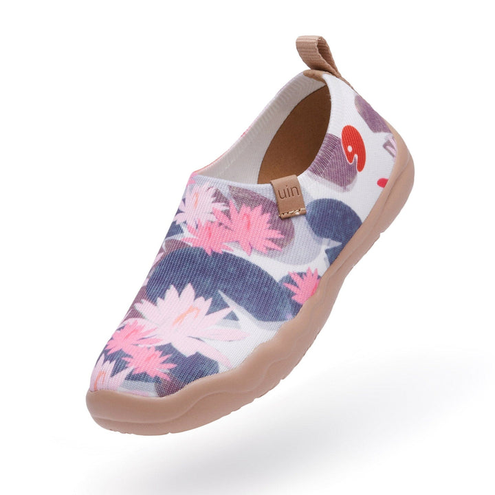 UIN Footwear Kids Monet The Water-Lily Pond V1 Kids Canvas loafers