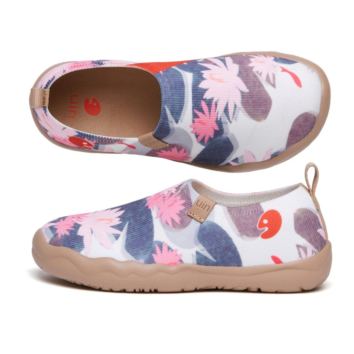 UIN Footwear Kids Monet The Water-Lily Pond V1 Kids Canvas loafers