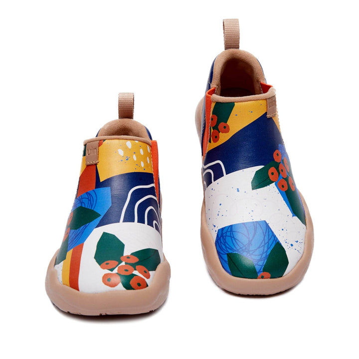 UIN Footwear Kids Mountain Flowers Granada Kids Canvas loafers