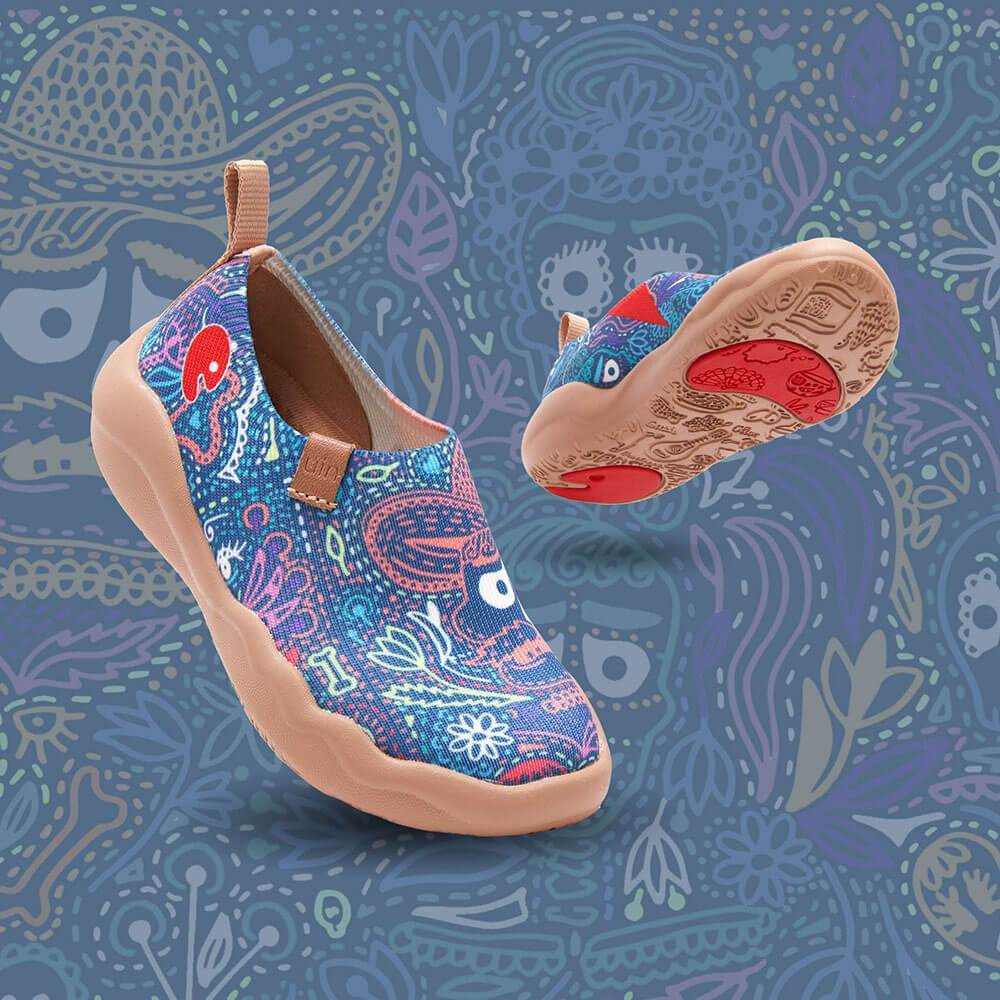 UIN Footwear Kids Mundo de los muertos Kids Canvas loafers