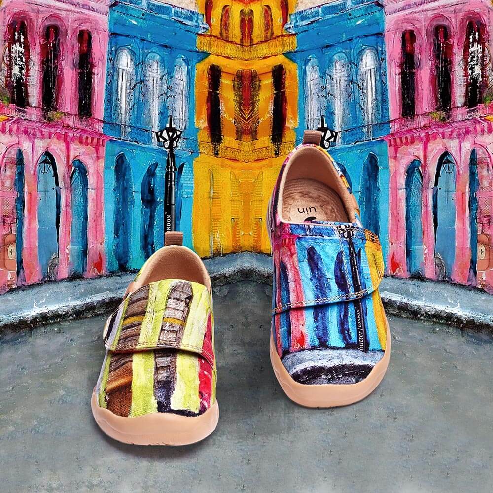 UIN Footwear Kids Old Havana Kids Canvas loafers