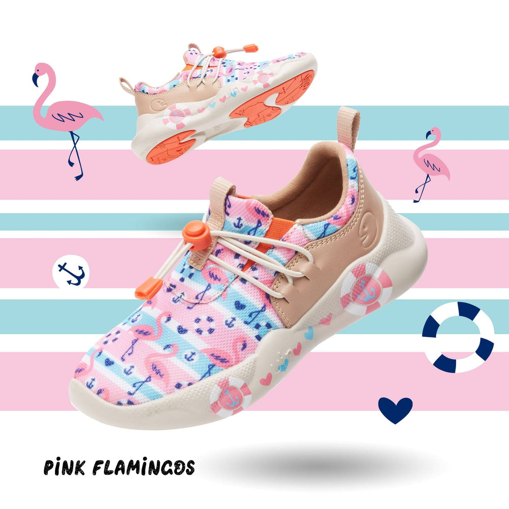 UIN Footwear Kid Pink Flamingos Mijas XIII Kid Canvas loafers