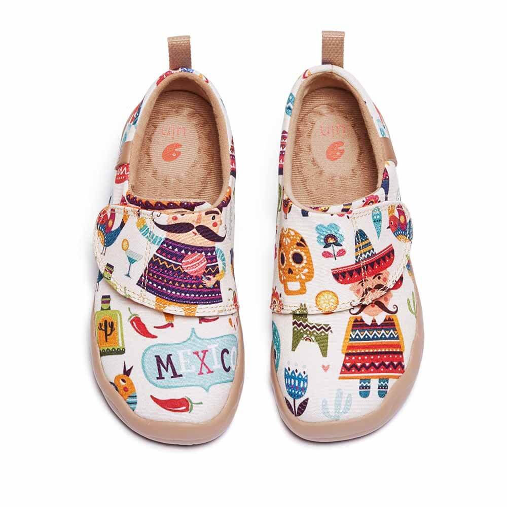 UIN Footwear Kids Play in Mexico Kids Canvas loafers