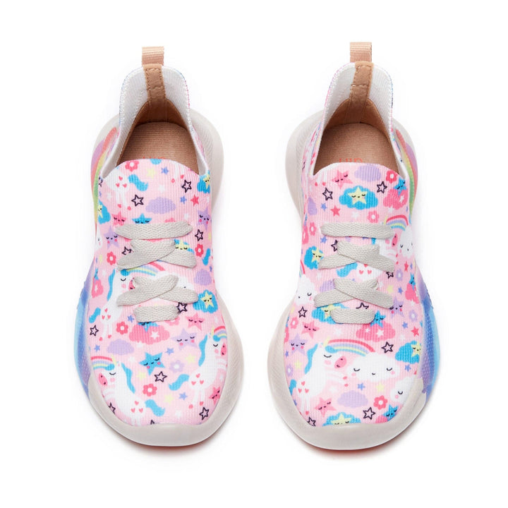 UIN Footwear Kids Rainbow Unicorn Mijas I Kids Canvas loafers