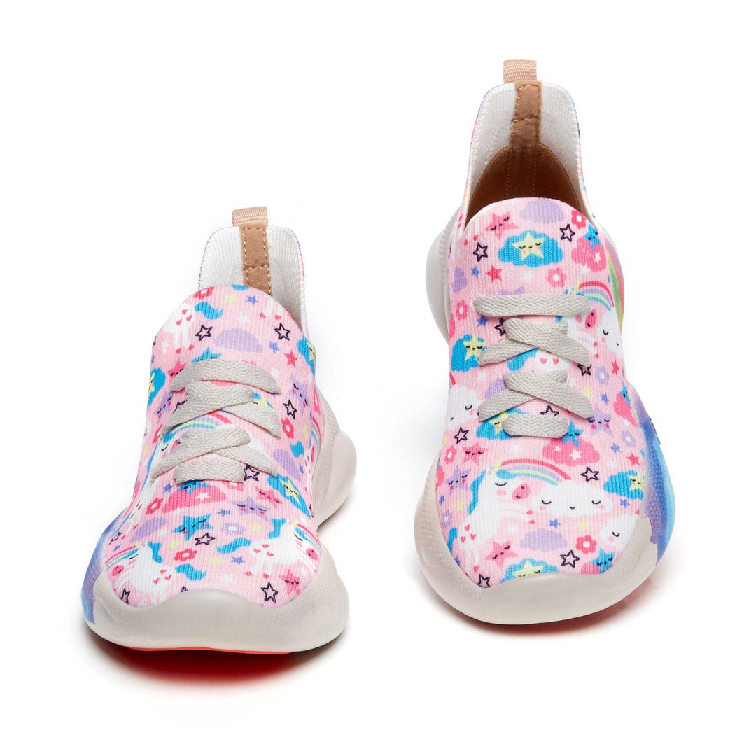 UIN Footwear Kids Rainbow Unicorn Mijas I Kids Canvas loafers