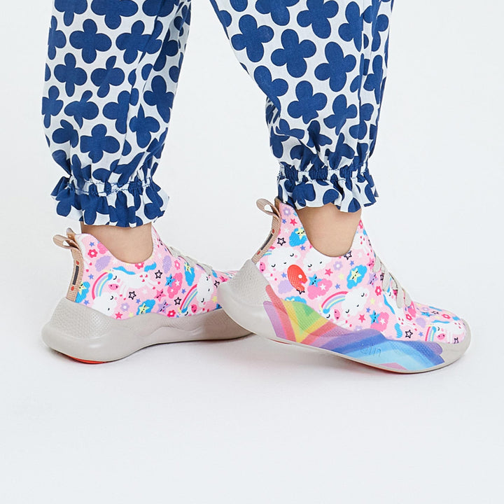 UIN Footwear Kid Rainbow Unicorn Mijas I Kid Canvas loafers