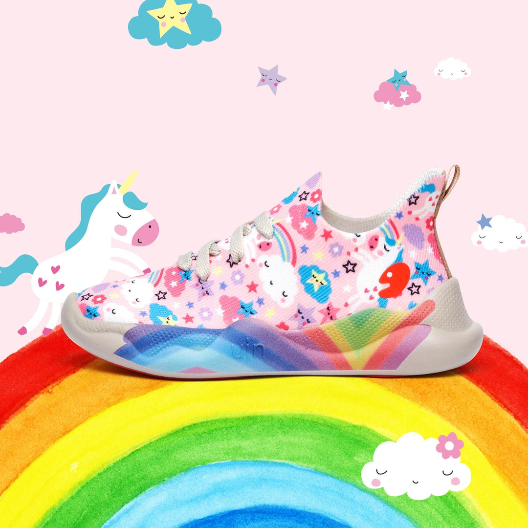 UIN Footwear Kids Rainbow Unicorn Mijas I Kids Canvas loafers