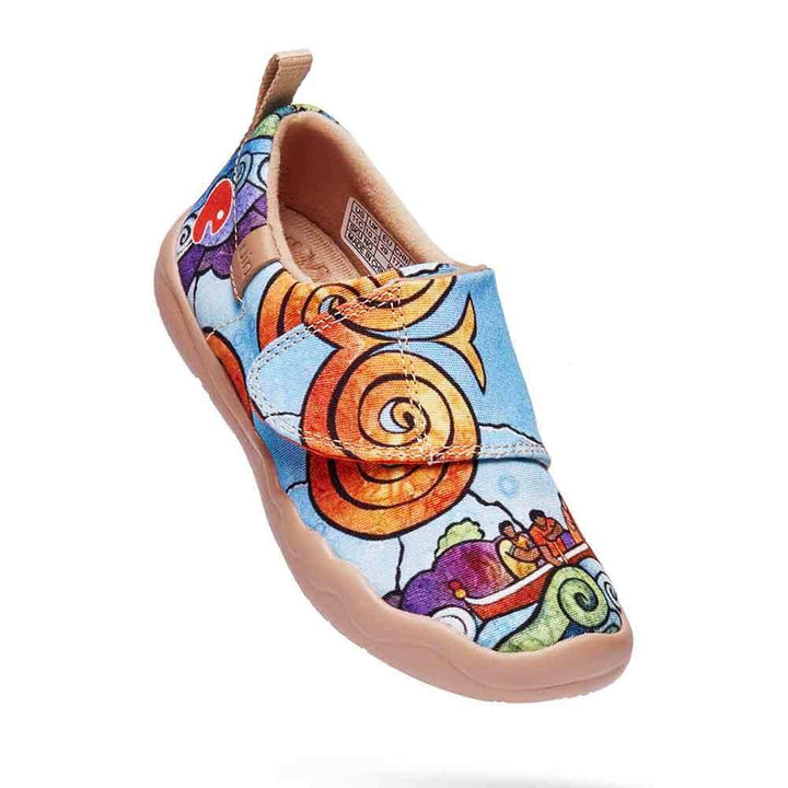 UIN Footwear Kids Ride the Wave Kids Canvas loafers