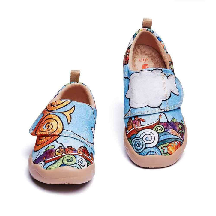 UIN Footwear Kids Ride the Wave Kids Canvas loafers