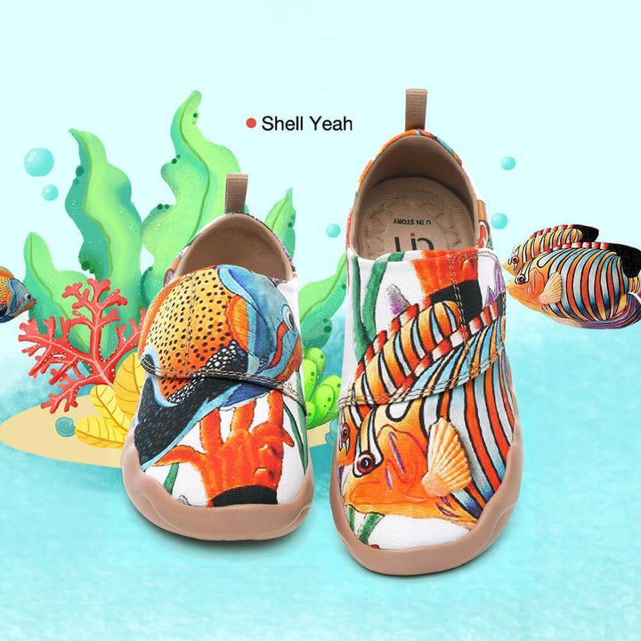 UIN Footwear Kids Shell Yeah Canvas loafers