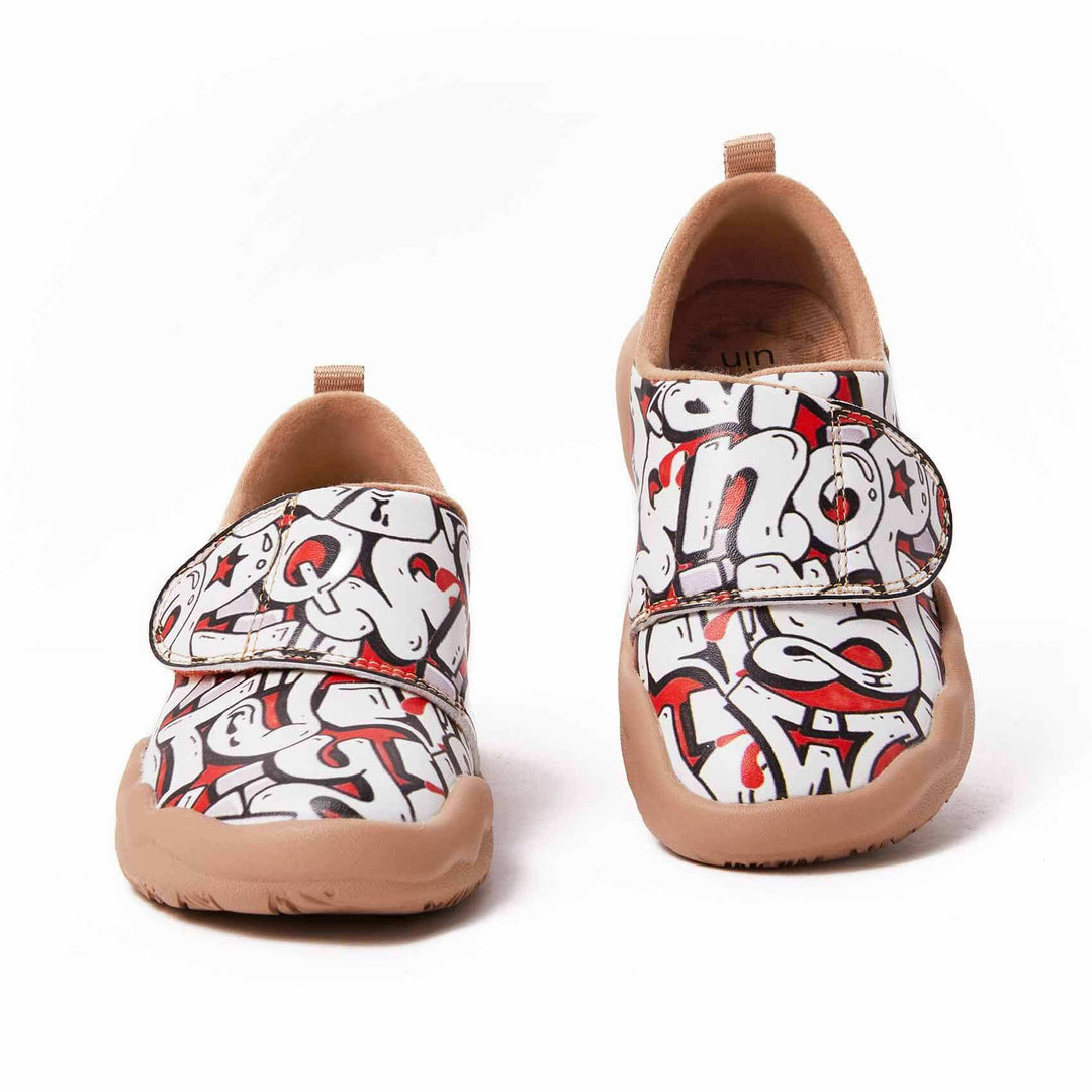 UIN Footwear Kids Twisted ABC Kids Canvas loafers