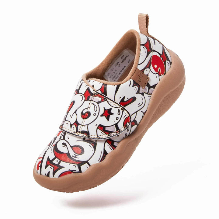 UIN Footwear Kids Twisted ABC Kids Canvas loafers