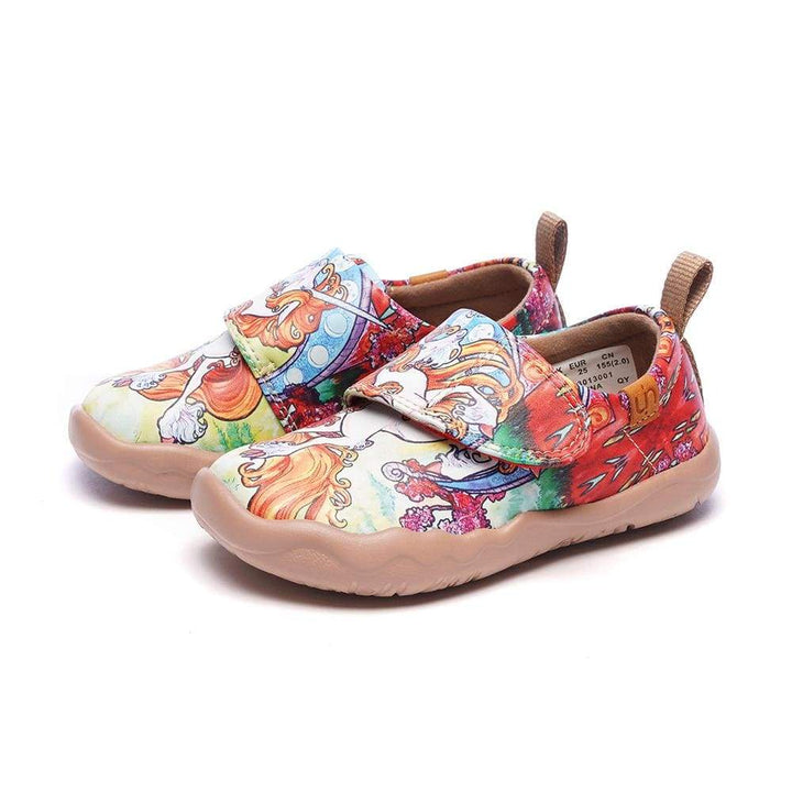 UIN Footwear Kids Unicorn Kids Microfiber Shoes Canvas loafers