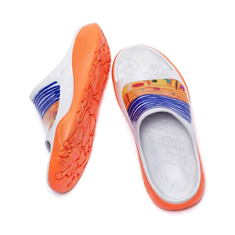 UIN Footwear Men At the Beach Ibiza Slides Canvas loafers