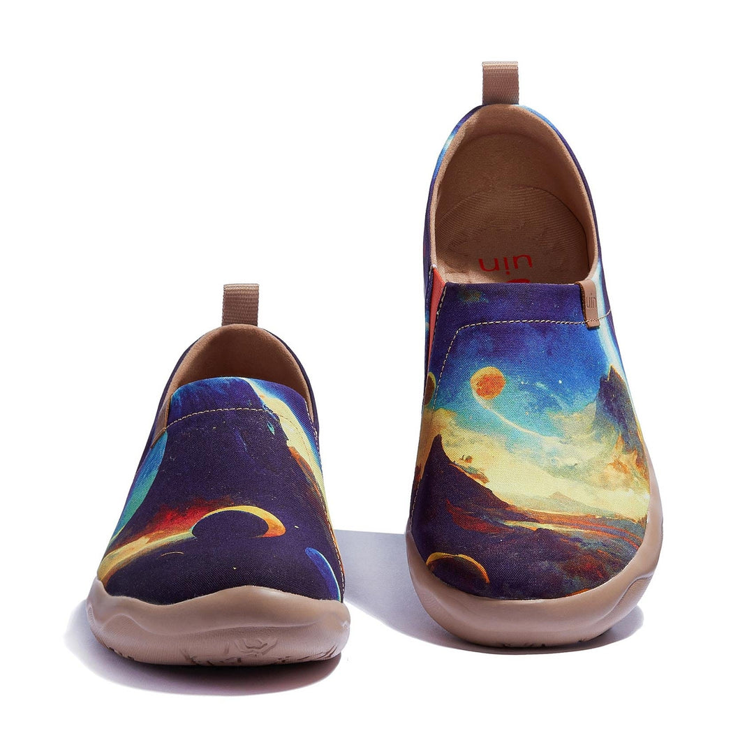 UIN Footwear Men Fantasy Planets Toledo I Men Canvas loafers