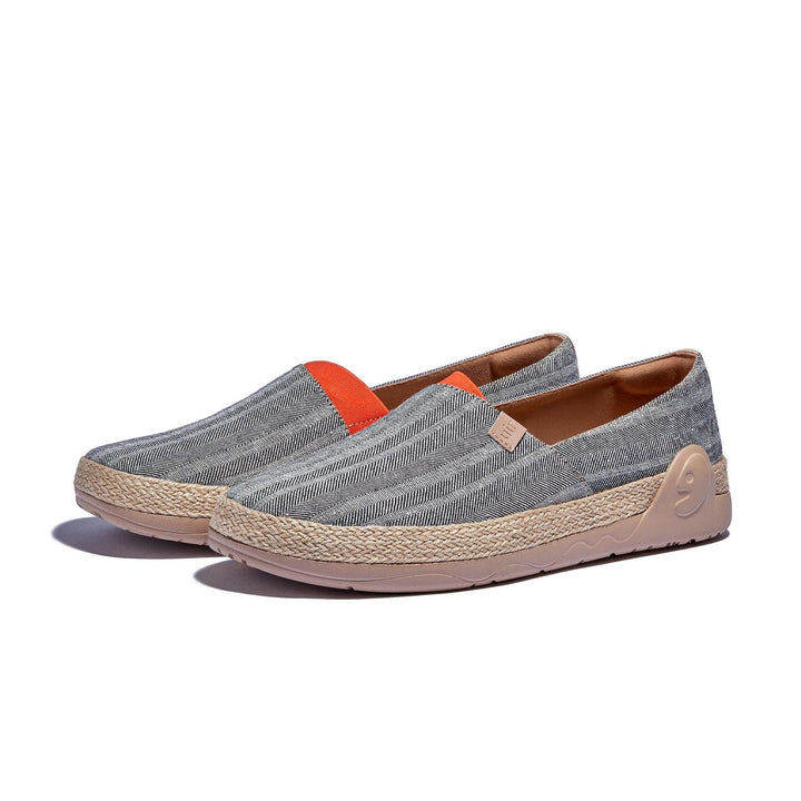 UIN Footwear Men Galaxy Grey Marbella I Men Canvas loafers