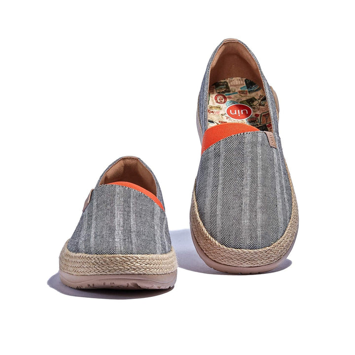 UIN Footwear Men Galaxy Grey Marbella I Men Canvas loafers