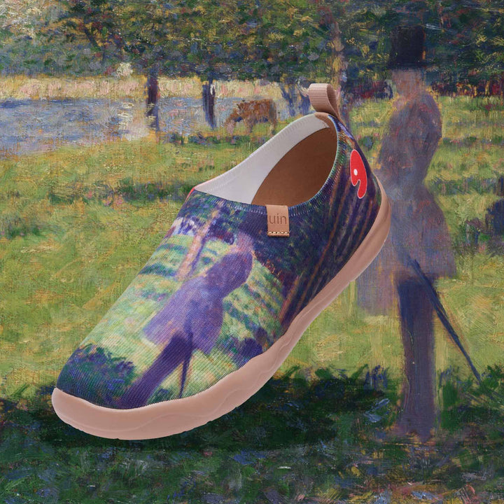 UIN Footwear Men Georges Seurat Study for 'La Grande Jatte?Men Canvas loafers