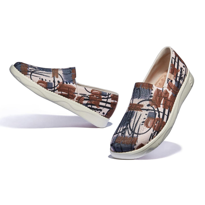 UIN Footwear Men Graffiti Arab Tarragona II Men Canvas loafers