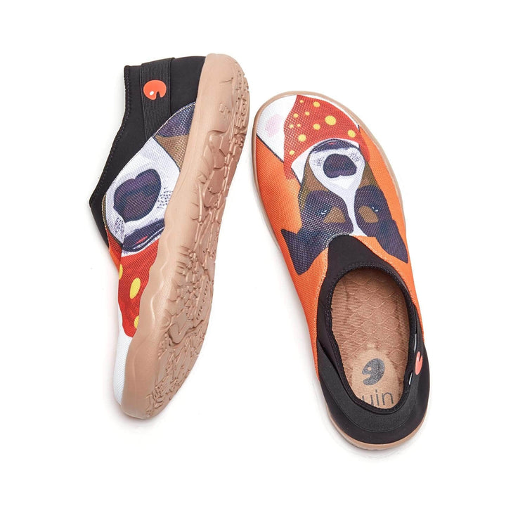 UIN Footwear Men Jack Russell Terrier Verona Canvas loafers