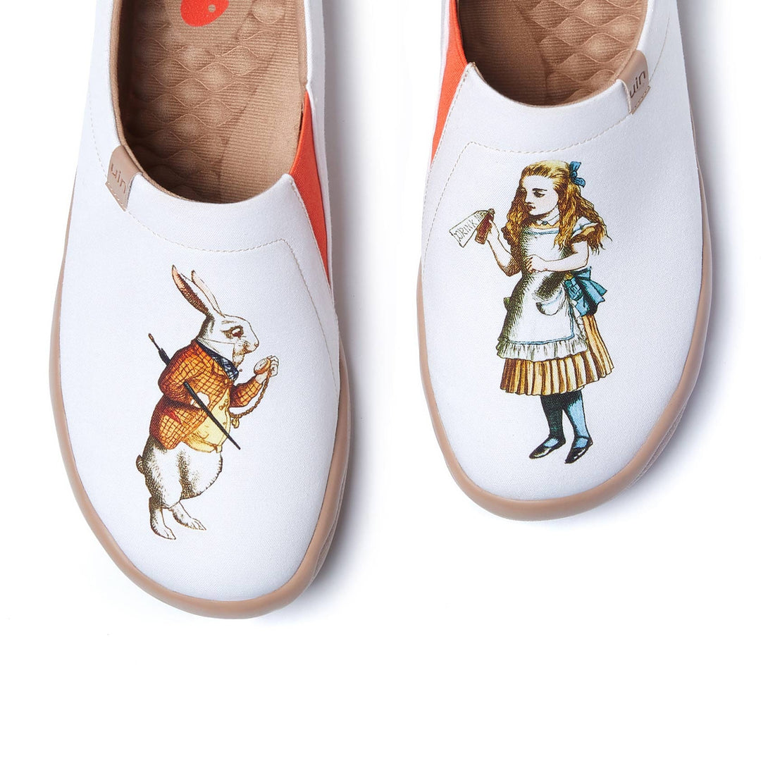 UIN Footwear Men John Tenniel Alice's Adventures in Wonderland Toledo I Men Canvas loafers