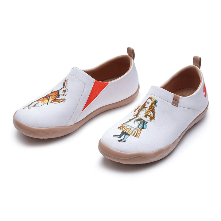 UIN Footwear Men John Tenniel Alice's Adventures in Wonderland Toledo I Men Canvas loafers