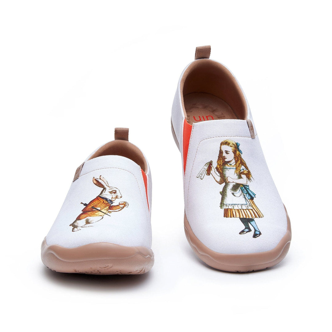 UIN Footwear Men John Tenniel Alice's Adventures in Wonderland Toledo I Men Canvas loafers