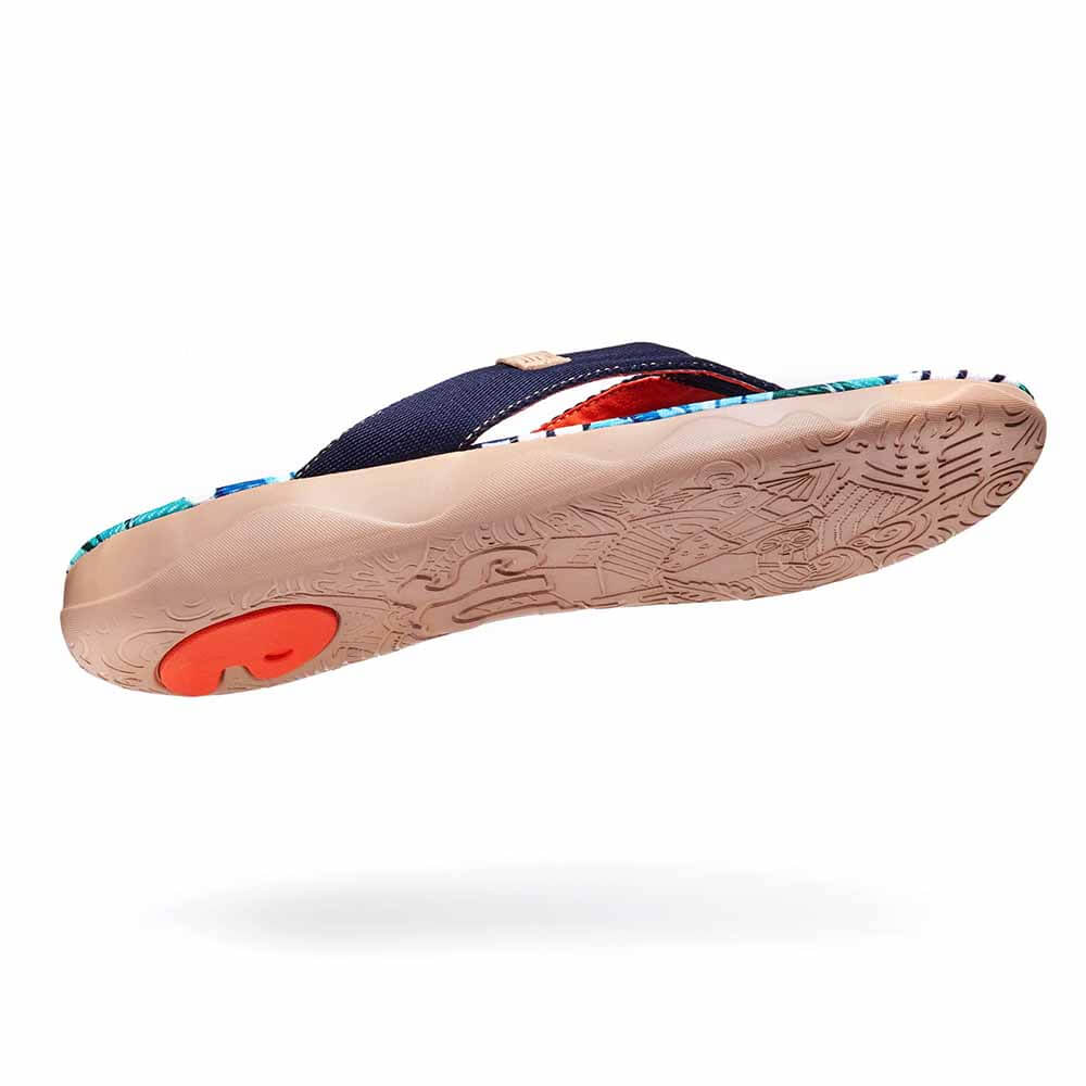 UIN Footwear Men Jungle Men Majorca Flip Flops Canvas loafers