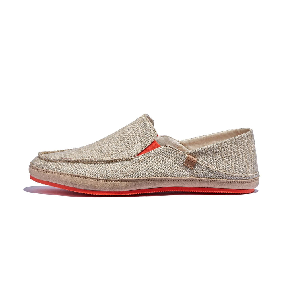 UIN Footwear Men Light Khaki Formentera II Men Canvas loafers