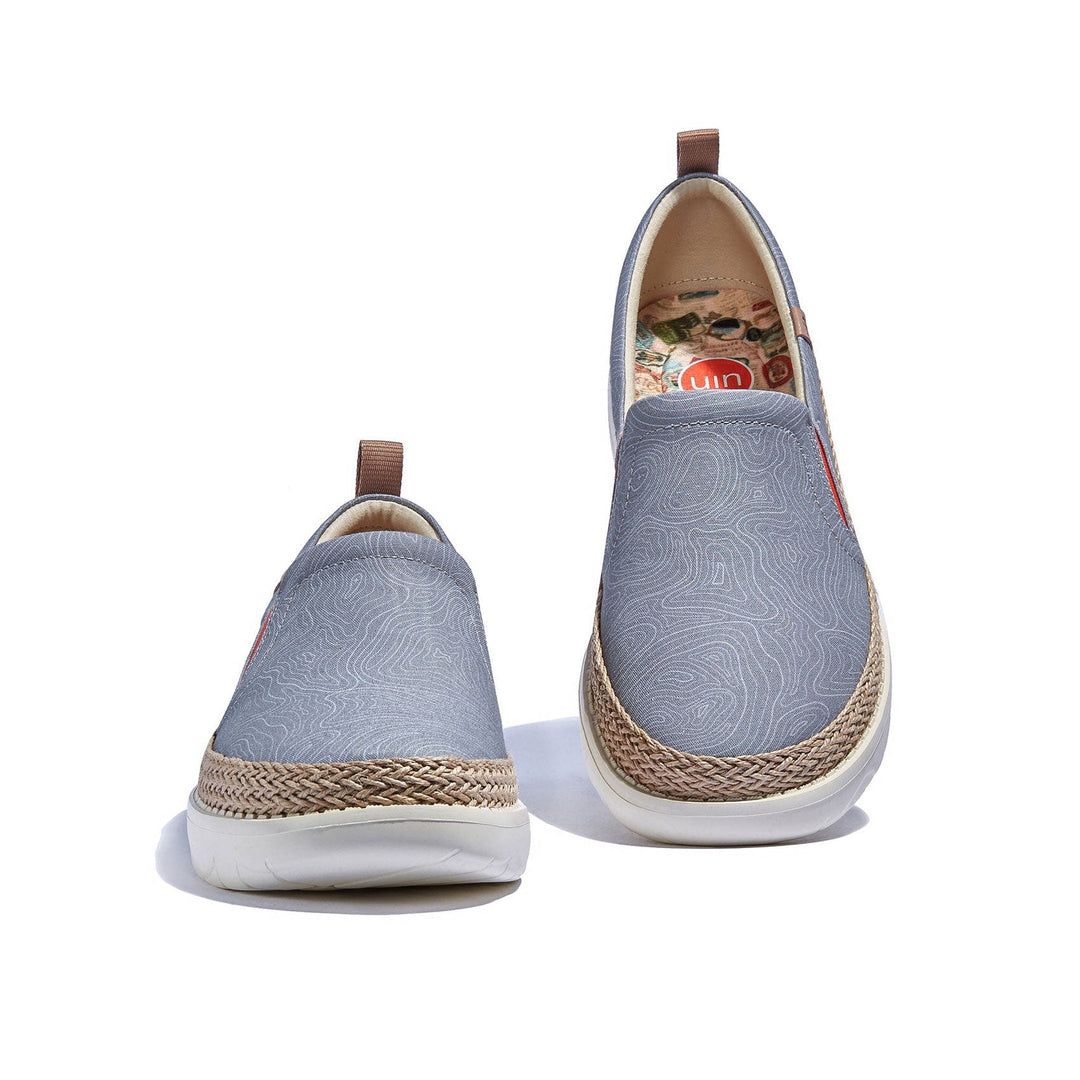 UIN Footwear Men Limestone Tarragona I Men Canvas loafers